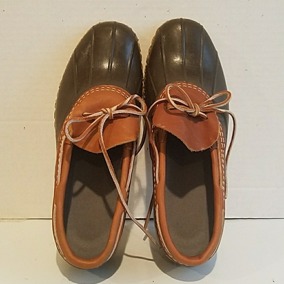 mens rubber mocs